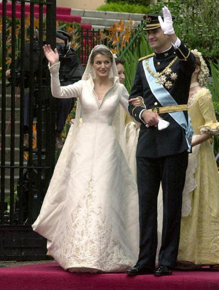 Los Príncipes de Asturias don Felipe y doña Letizia